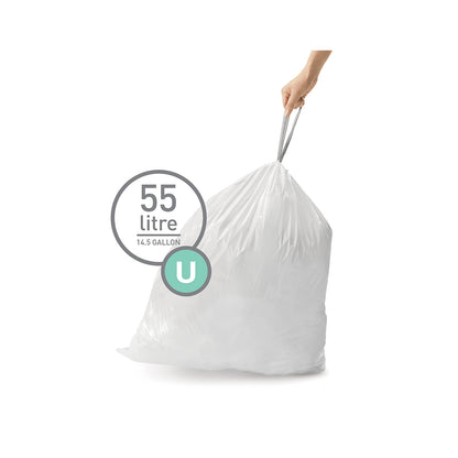 Liner Code U_55L Pack of 20 SIMPLE HUMAN