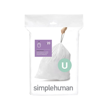 Liner Code U_55L Pack of 20 SIMPLE HUMAN