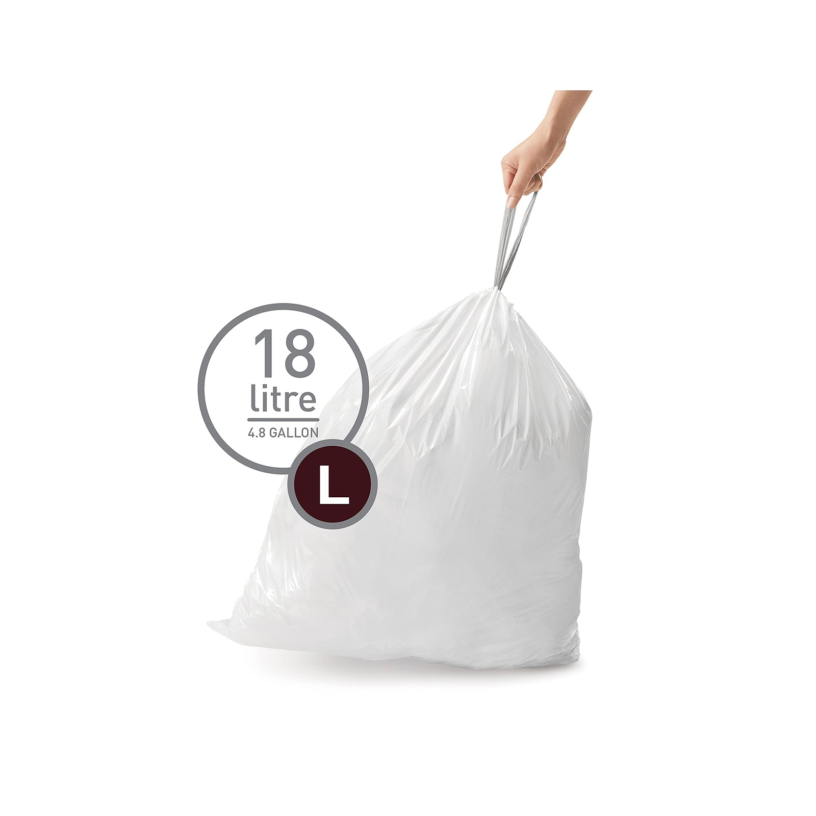 Liner Code L_18L Pack of 20 SIMPLE HUMAN