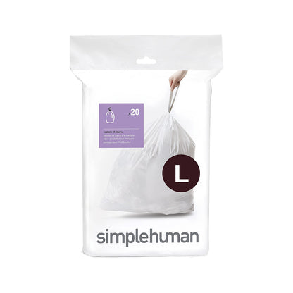 Liner Code L_18L Pack of 20 SIMPLE HUMAN