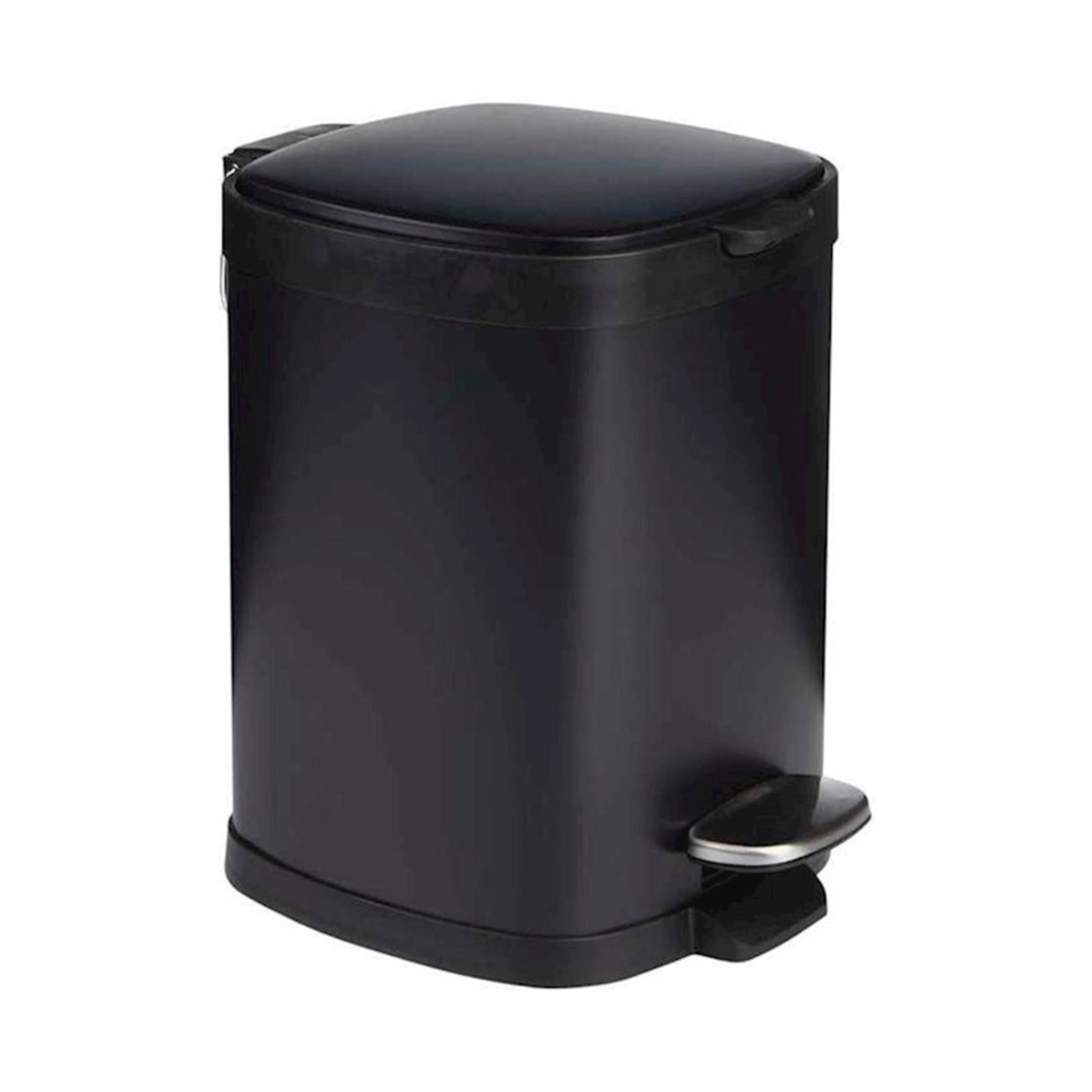 DUST A-06C BLACK SQUARE PEDAL BIN 6L