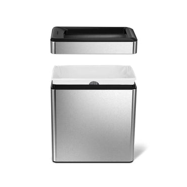Profile Open Bin Brushed Steel 10L SIMPLE HUMAN