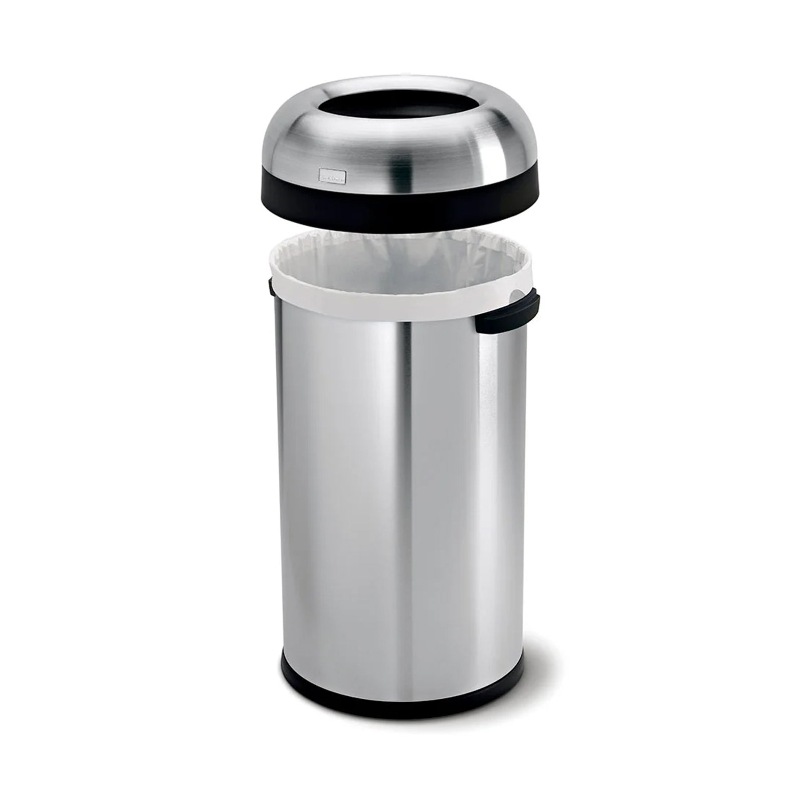 Bullet Open Bin_Brushed Steel_60L