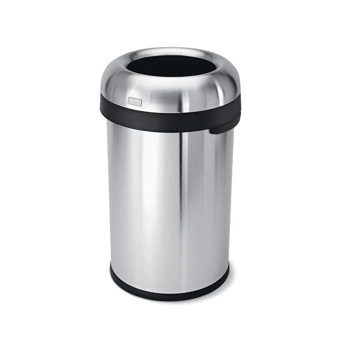 Bullet Open Bin Brushed Steel 80L SIMPLE HUMAN