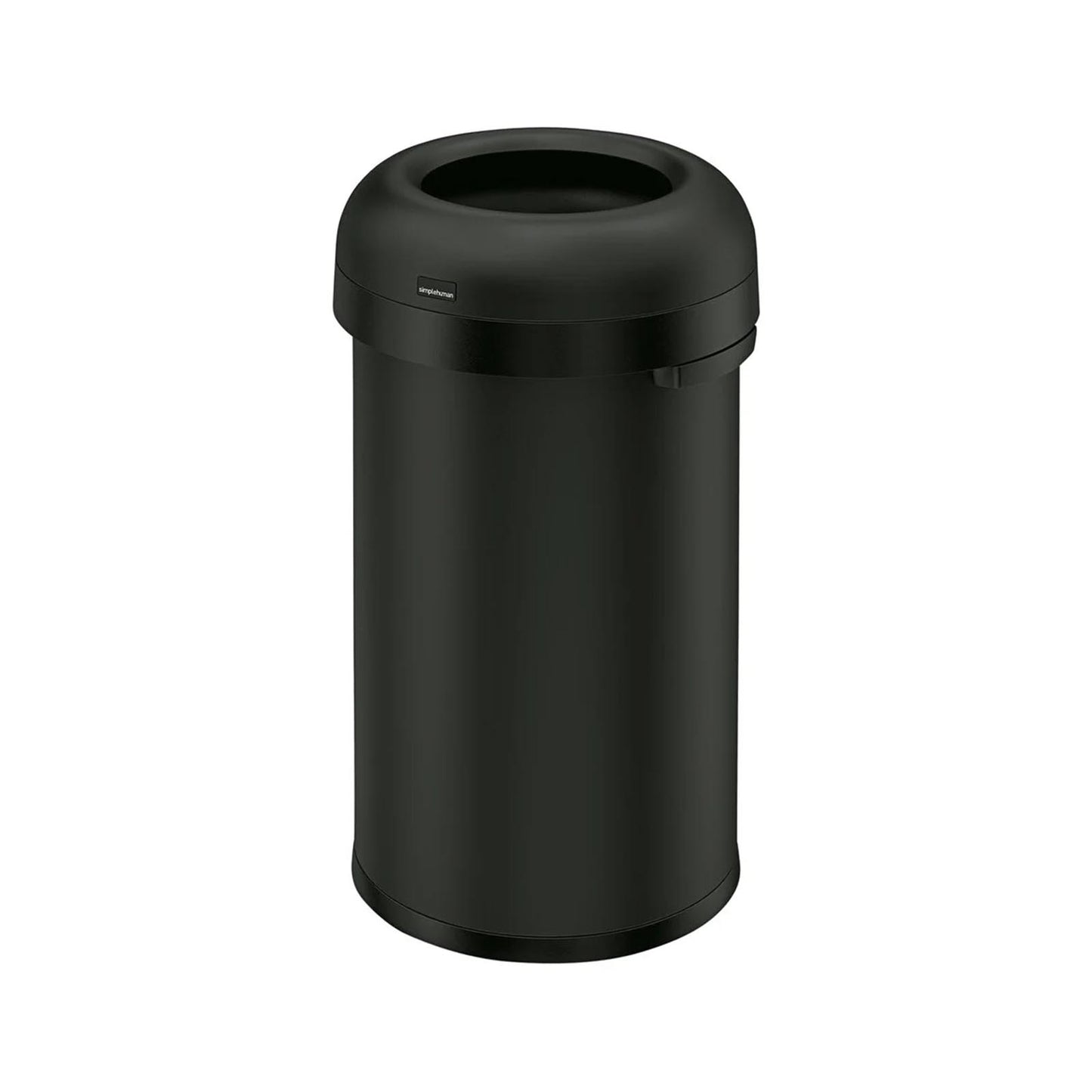 60L open bullet bin matte black SIMPLE HUMAN