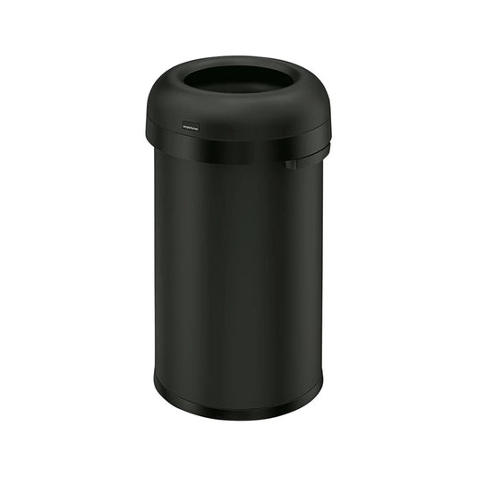 60L open bullet bin matte black SIMPLE HUMAN