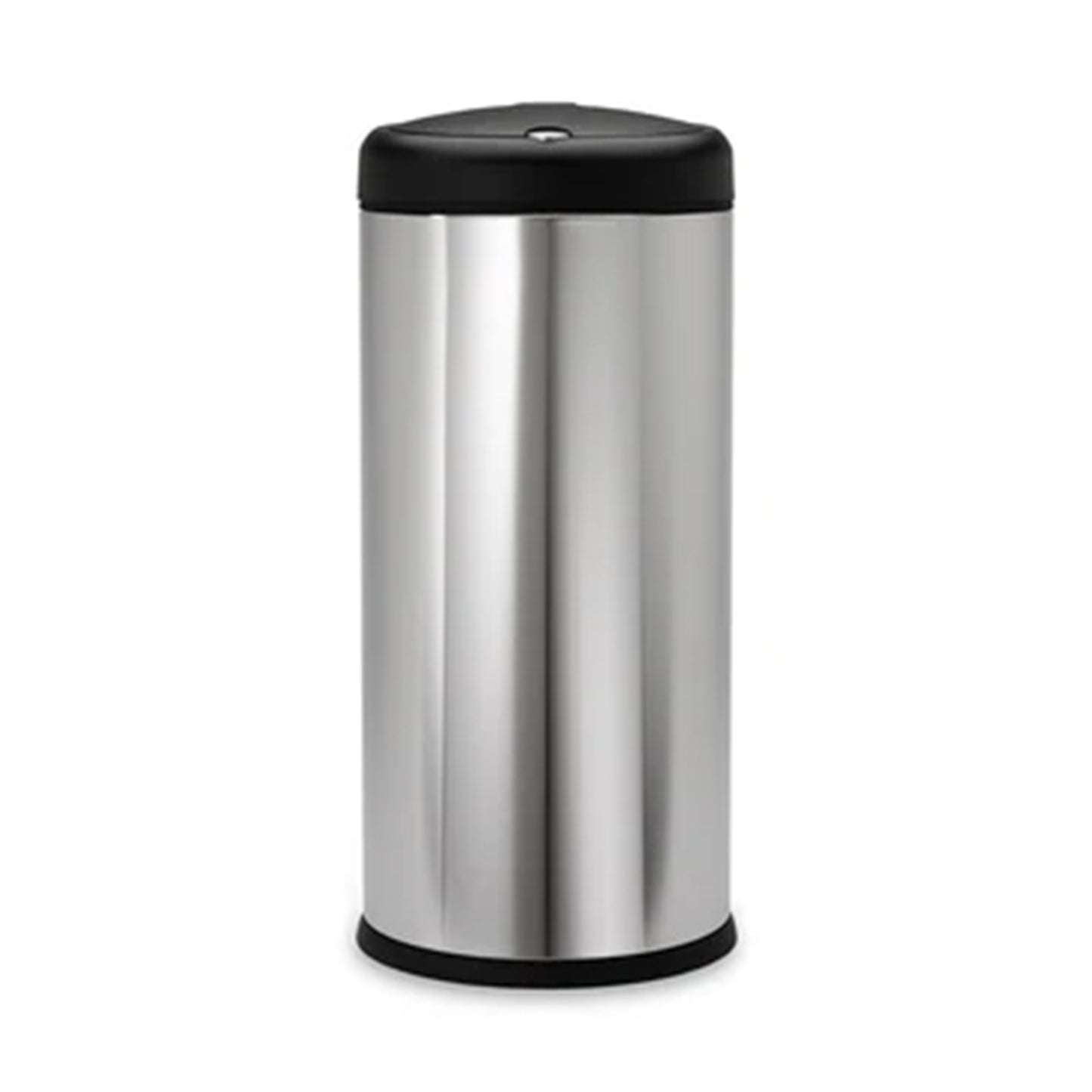 Round Soft Touch Bin_Brushed Steel_30L SIMPLE HUMAN