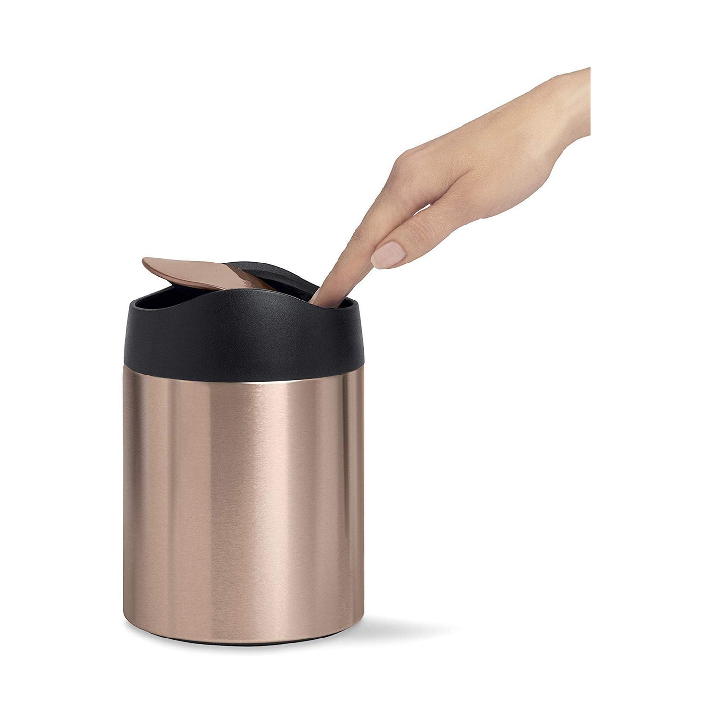 SIMPLE HUMAN TABLETOP BIN ROSE GOLD 1.5 L SIMPLE HUMAN