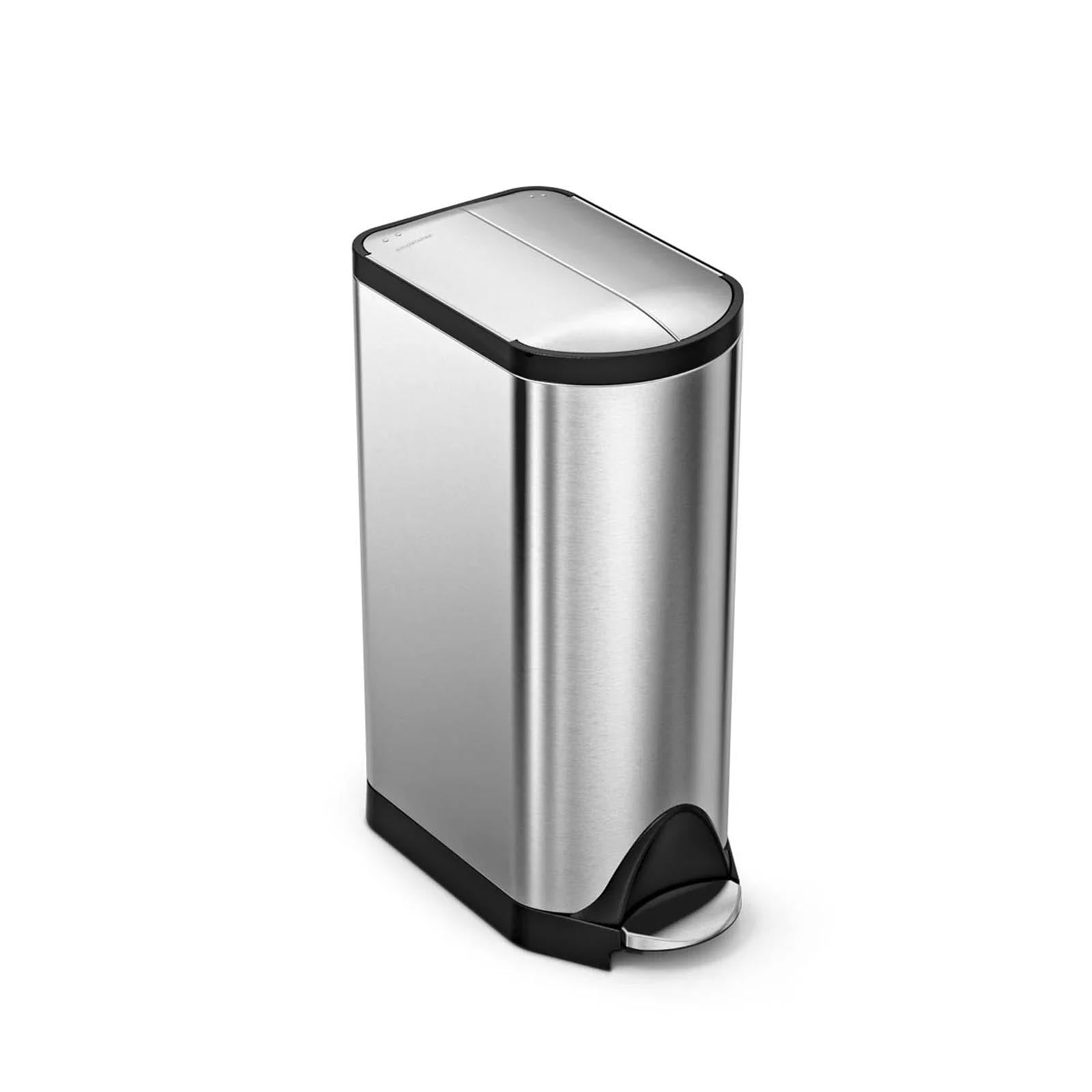 Butterfly Pedal Bin FPP Brushed Steel 30L SIMPLE HUMAN