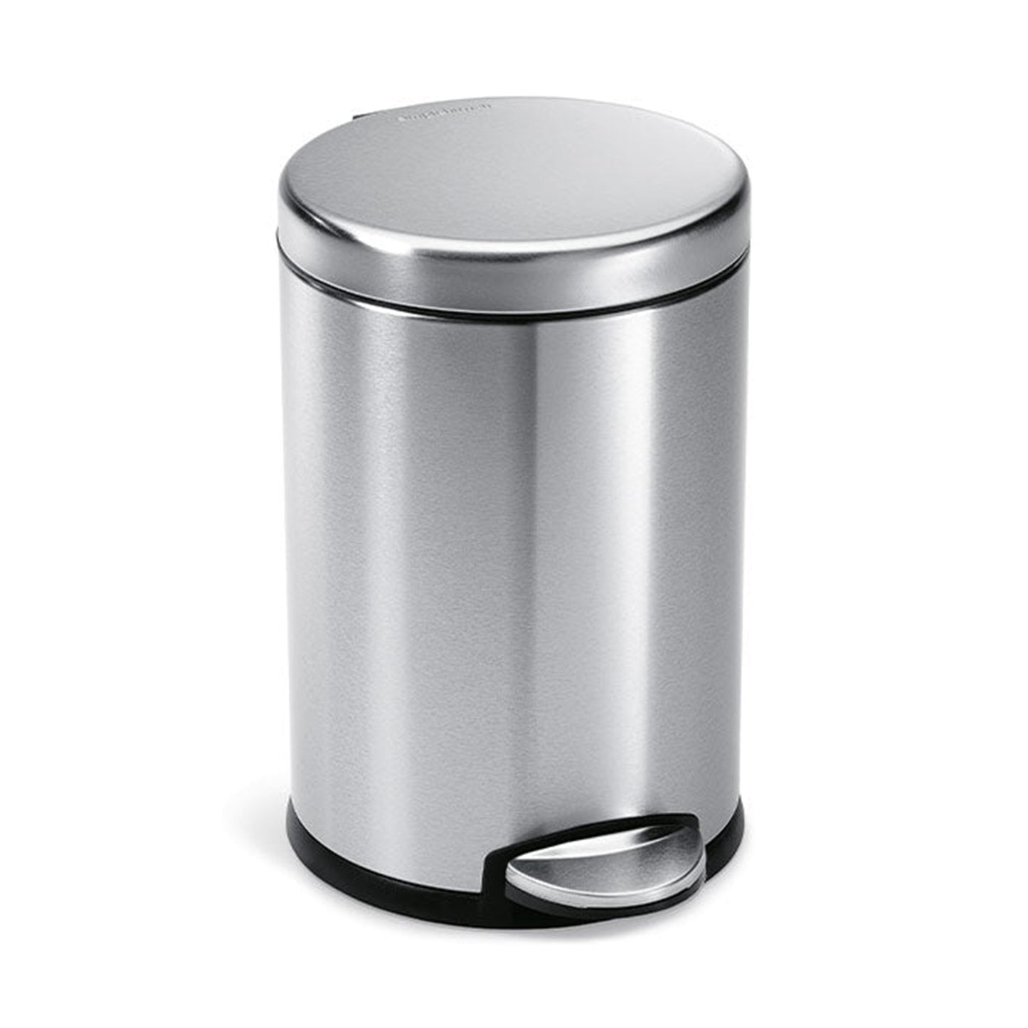 Round Pedal Bin_Brushed Steel With Colour Box_4.5L