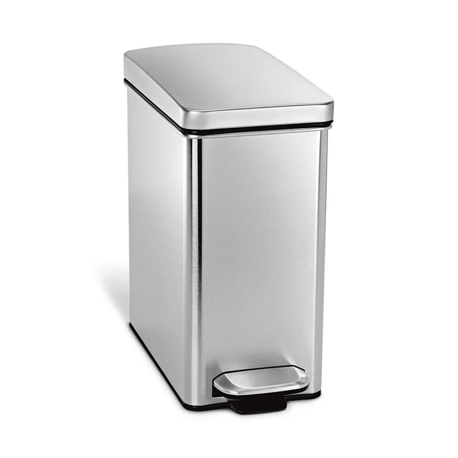 Profile Pedal Bin_FPP Brushed Steel_10L