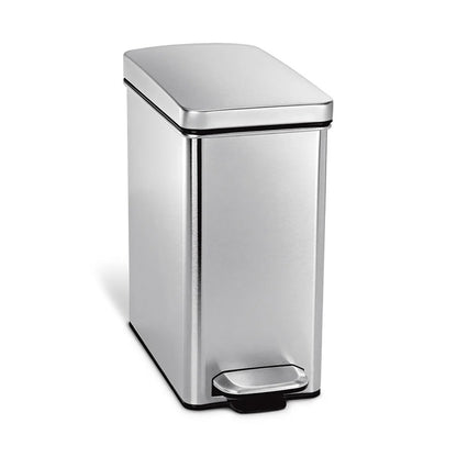 Profile Pedal Bin_FPP Brushed Steel_10L