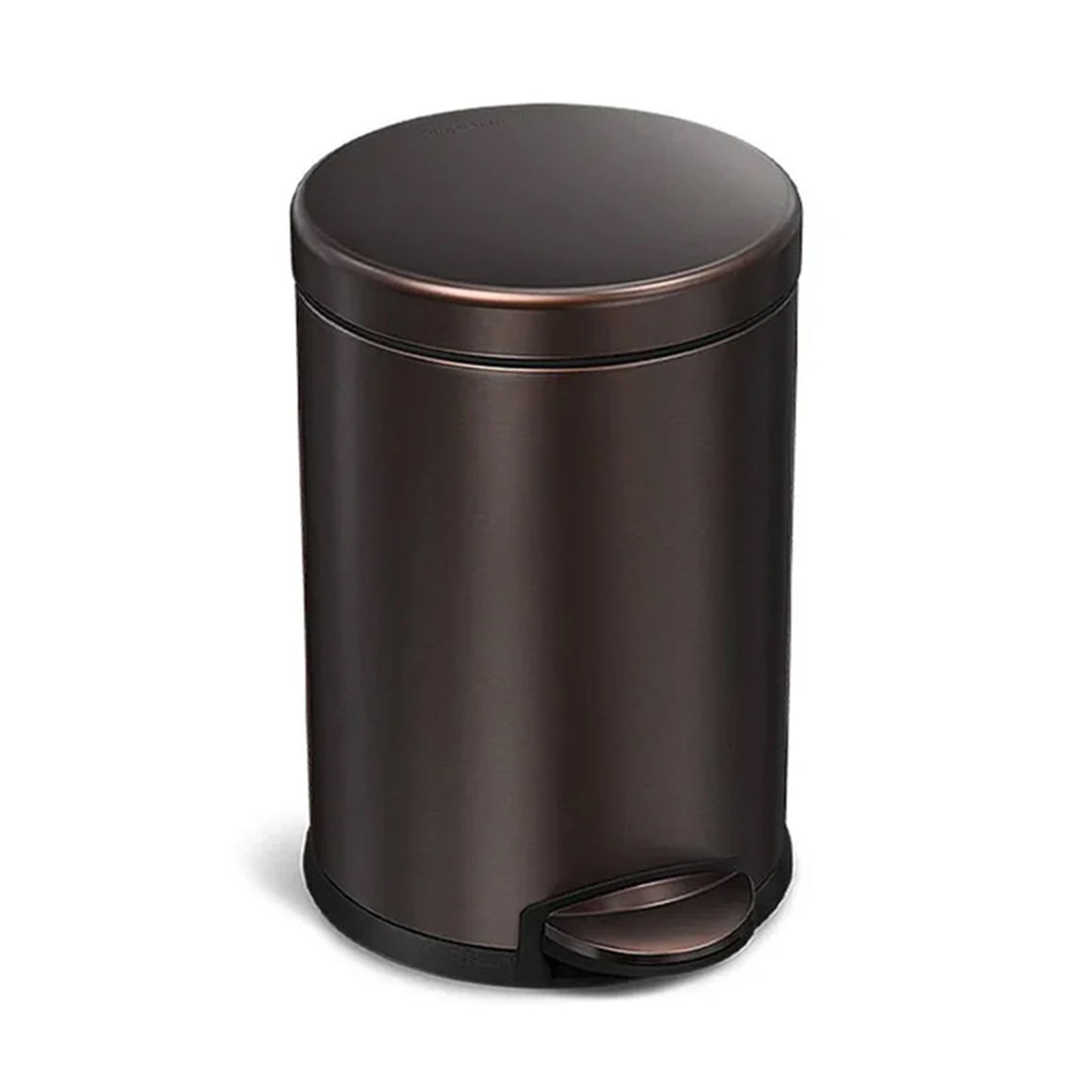 Round Pedal Bin_Dark Bronze_4.5L