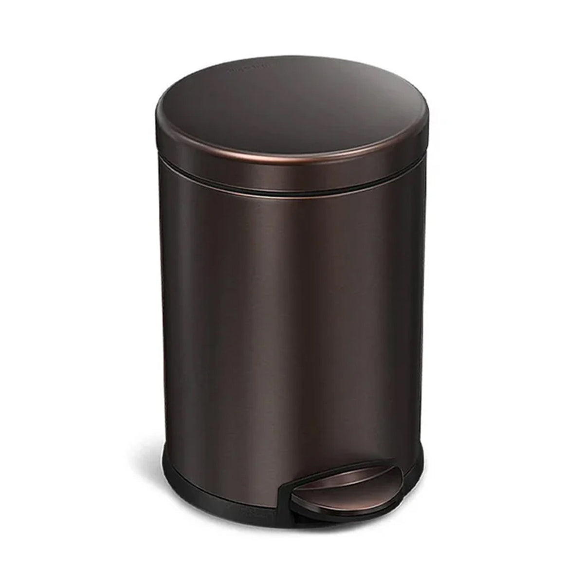 Round Pedal Bin_Dark Bronze_4.5L SIMPLE HUMAN