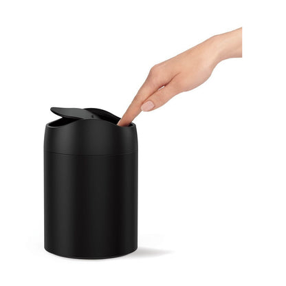 1.5L MINI BIN, MATTE BLACK SIMPLE HUMAN