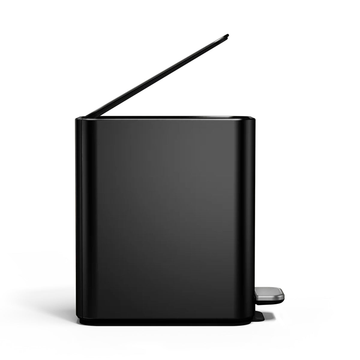5L SLIM PEDAL BIN, MATTE BLACK SIMPLE HUMAN