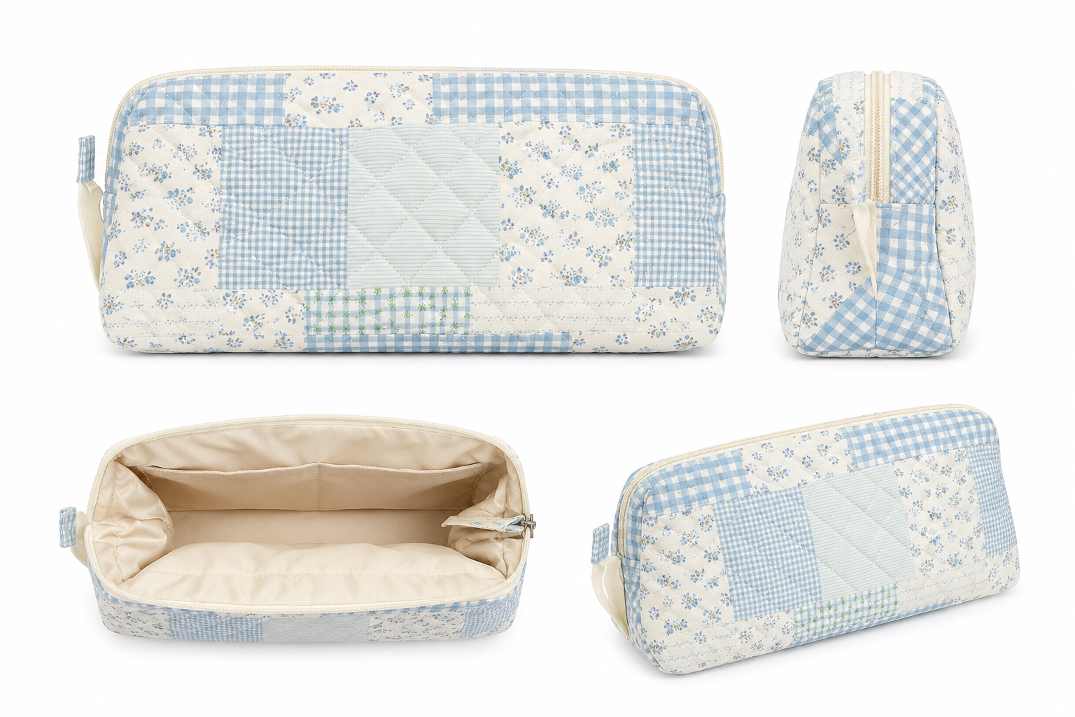 Blue & White Hair Dryer Bag