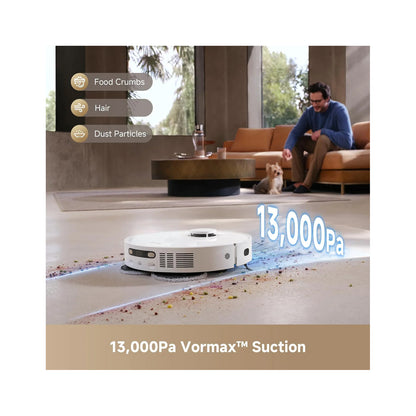 Dreame Ultra Robot Vacuum A 5200mAh battery provides up DREAME