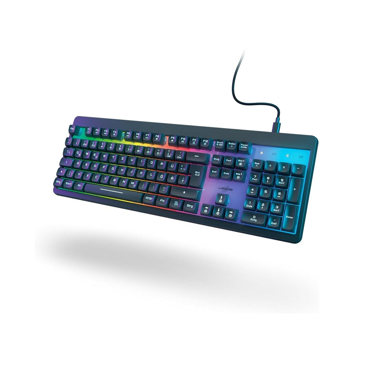 Urage Exodus 215 Illuminated Gaming Keyboard, EN/AR, Black