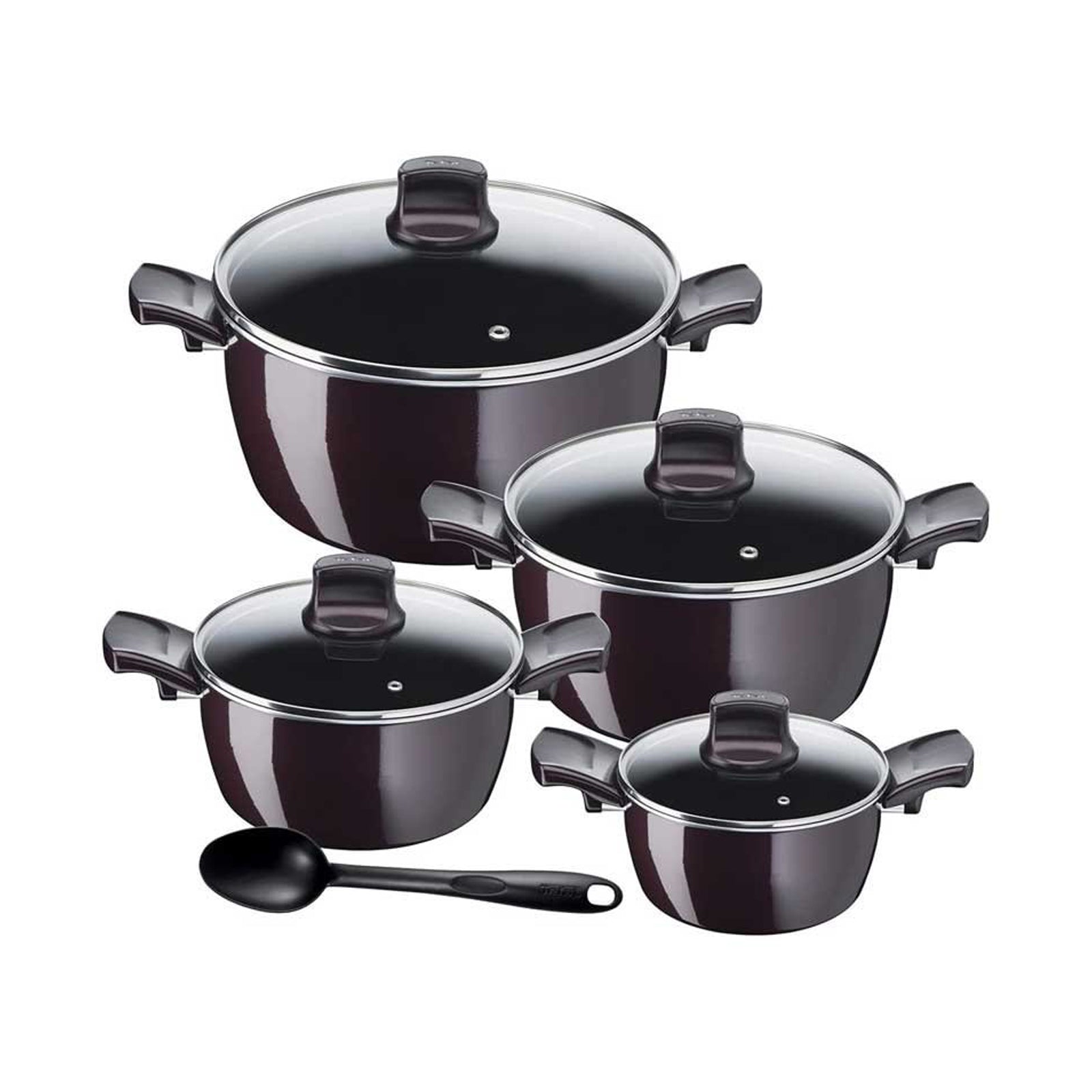 Tefal G6 Resist Intense - 9pcs Set: D.OV18/22/26/30 with gla