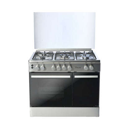 SUPER CHEF Cooker Bottle 90Cm 5 Gas Burners Stainless Steel SUPER CHEF
