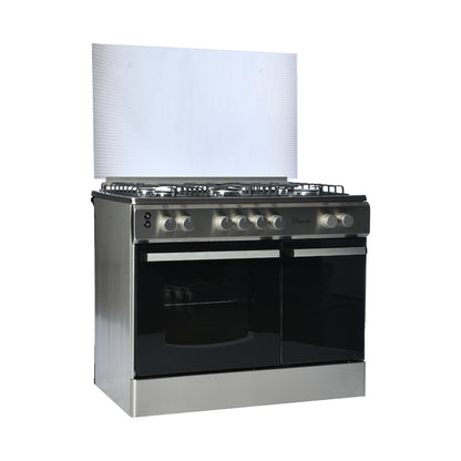 SUPER CHEF Cooker Bottle 90Cm 5 Gas Burners Stainless Steel SUPER CHEF