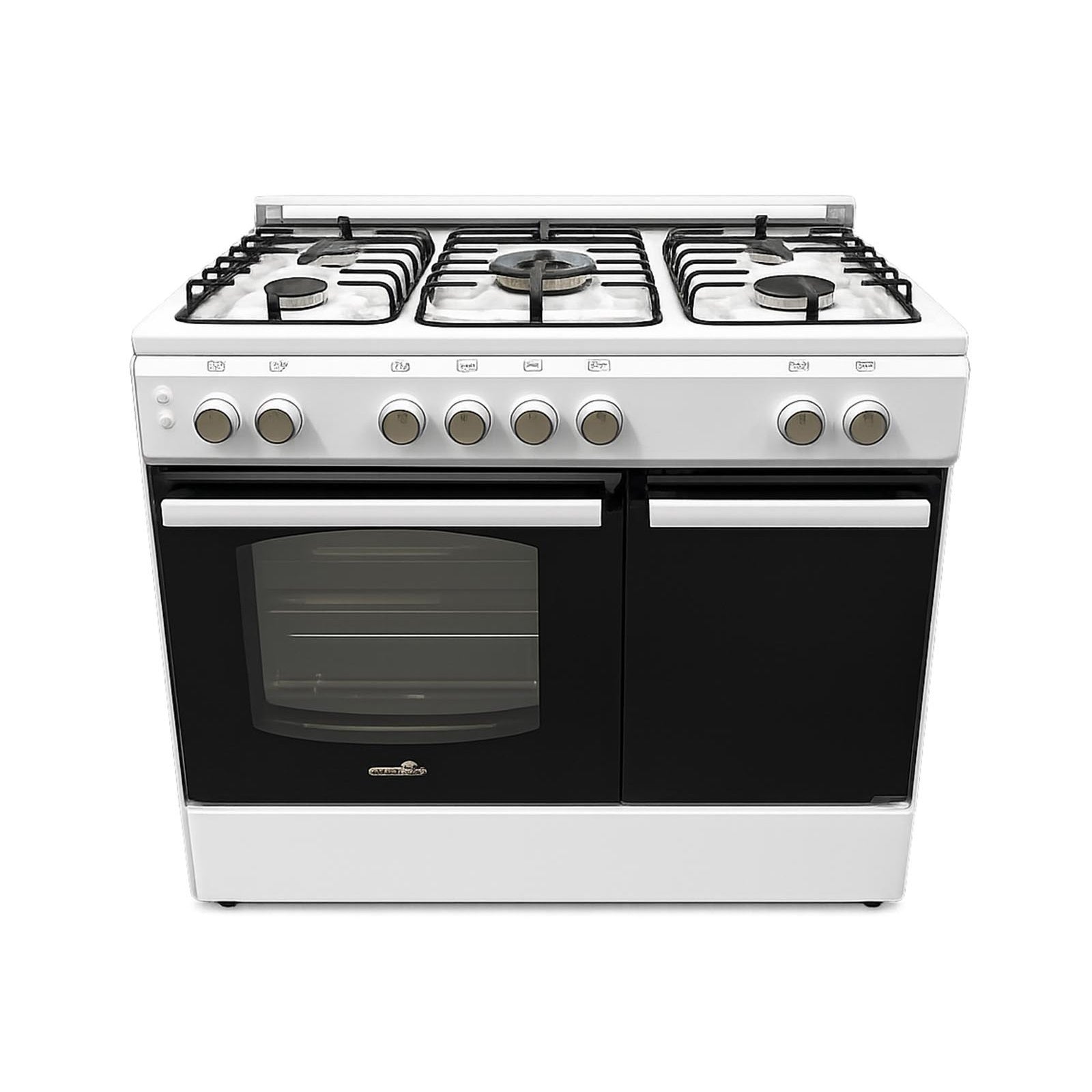 SUPER CHEF Cooker Bottle 90Cm 5 Gas Burners White SUPER CHEF