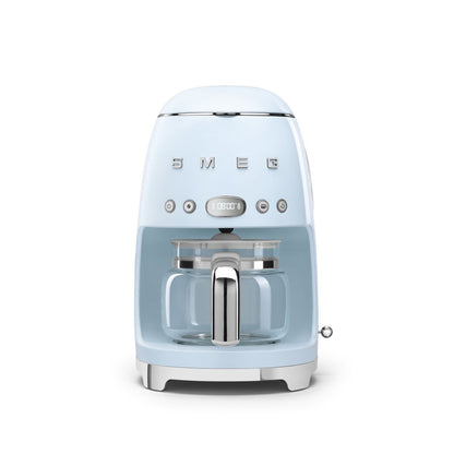 Smeg Drip Coffee Machine 1.4L Pastel Blue SMEG