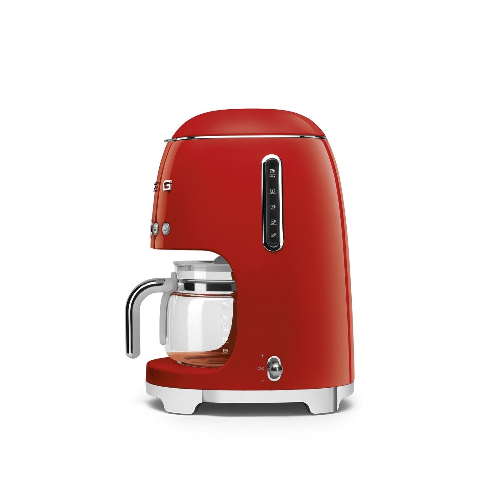 Smeg Drip Coffee Machine 1.4L Red