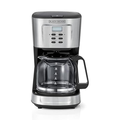 Black+Decker coffee maker 12 cups 900w