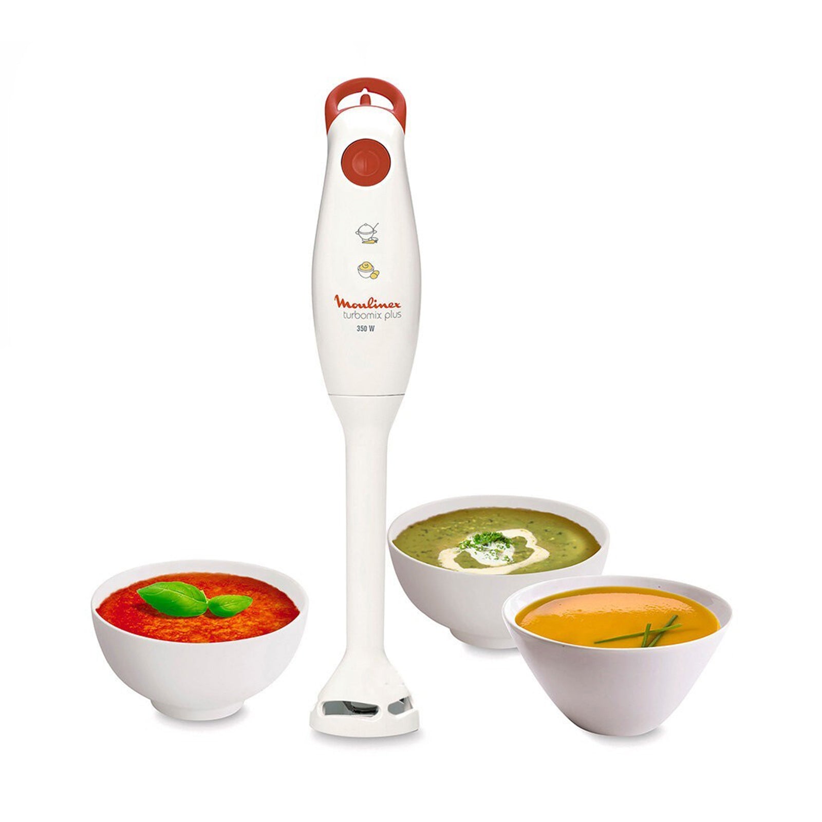 Moulinex Hand Blender Turbomix Plus 350 watt, white
