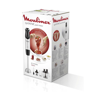 Moulinex Hand Blender Set 1000w  800ml Stainless Steel