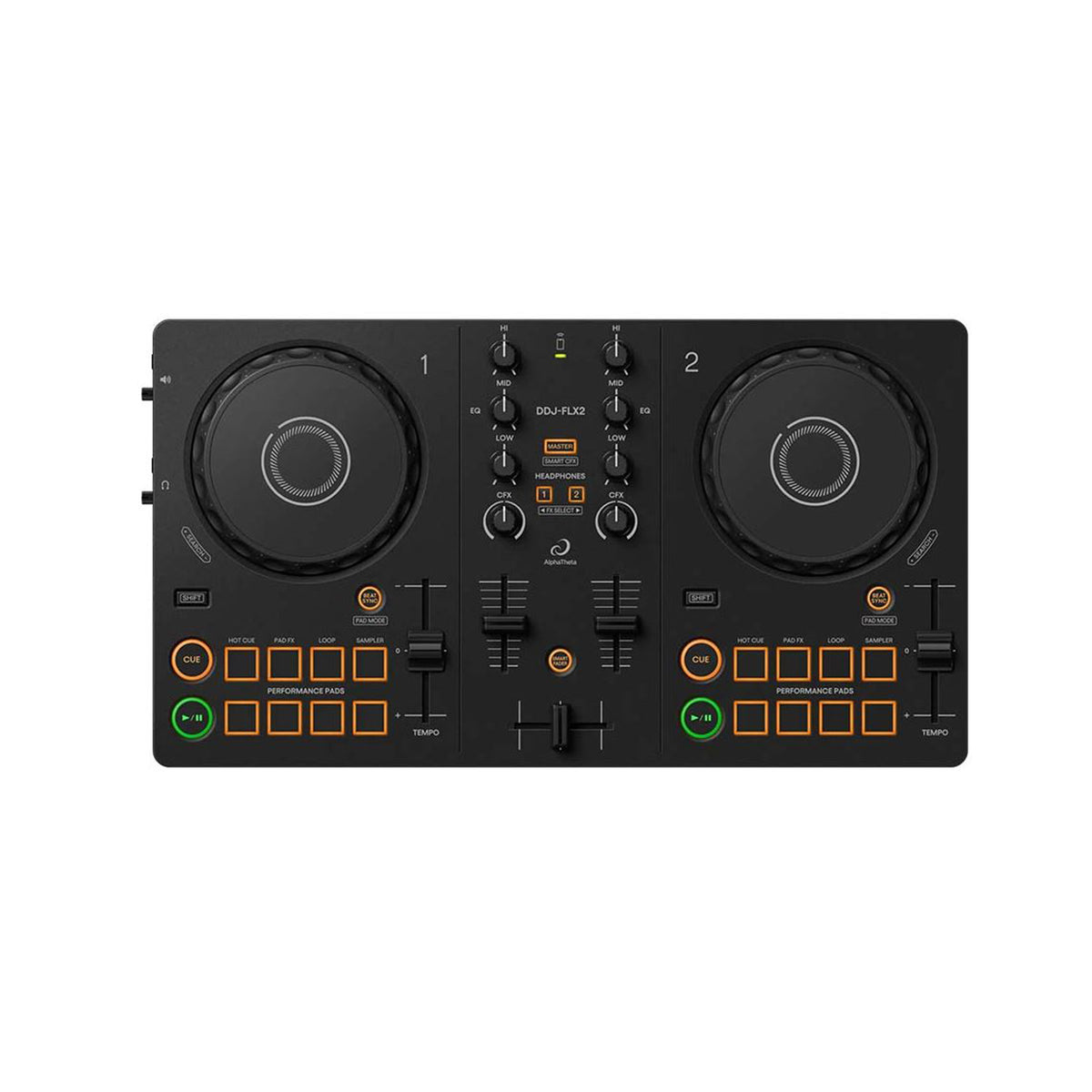 AlphaTheta DDJ-FLX2 2-Channel DJ Controller ALPHATHETA