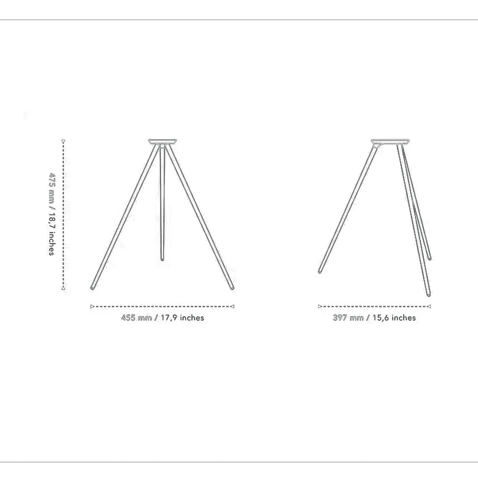 DEVIALET LEGS STAND FOR REACTOR LIGHT DESIGN