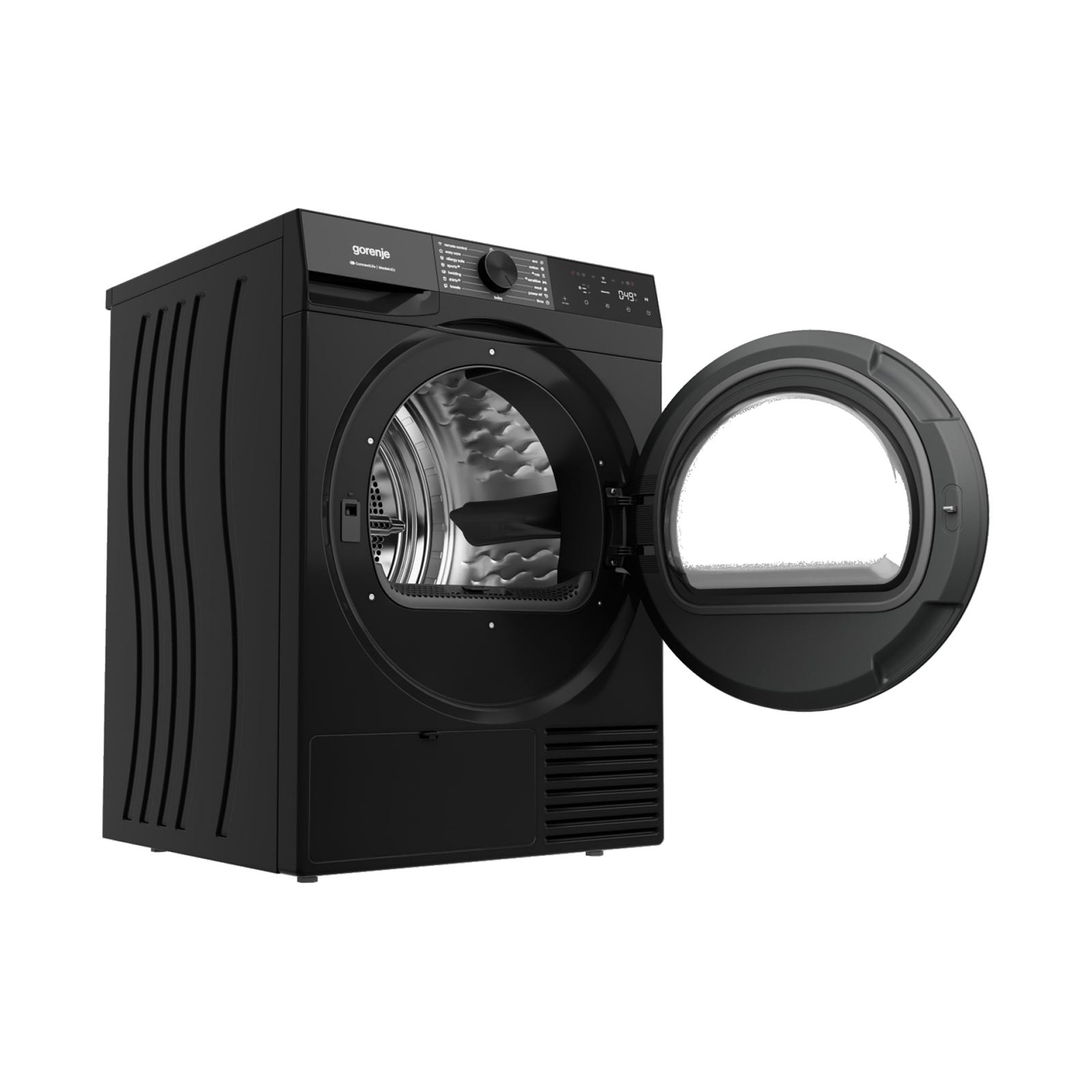 GORENJE Dryer Condenser 8KG Heat Pump Wifi Black