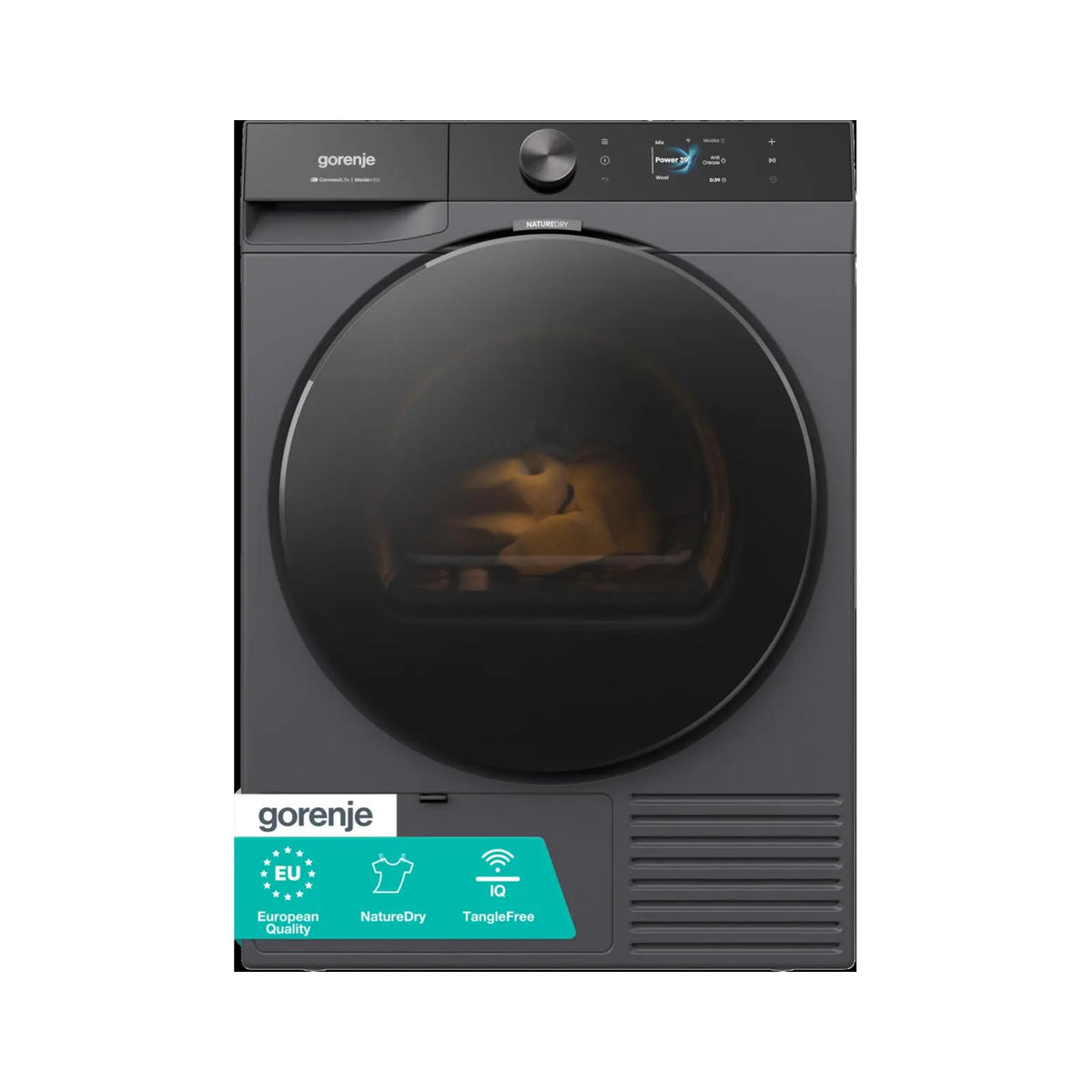 GORENJE Dryer 10 KG Heat Pump NatureDry Titanium GORENJE