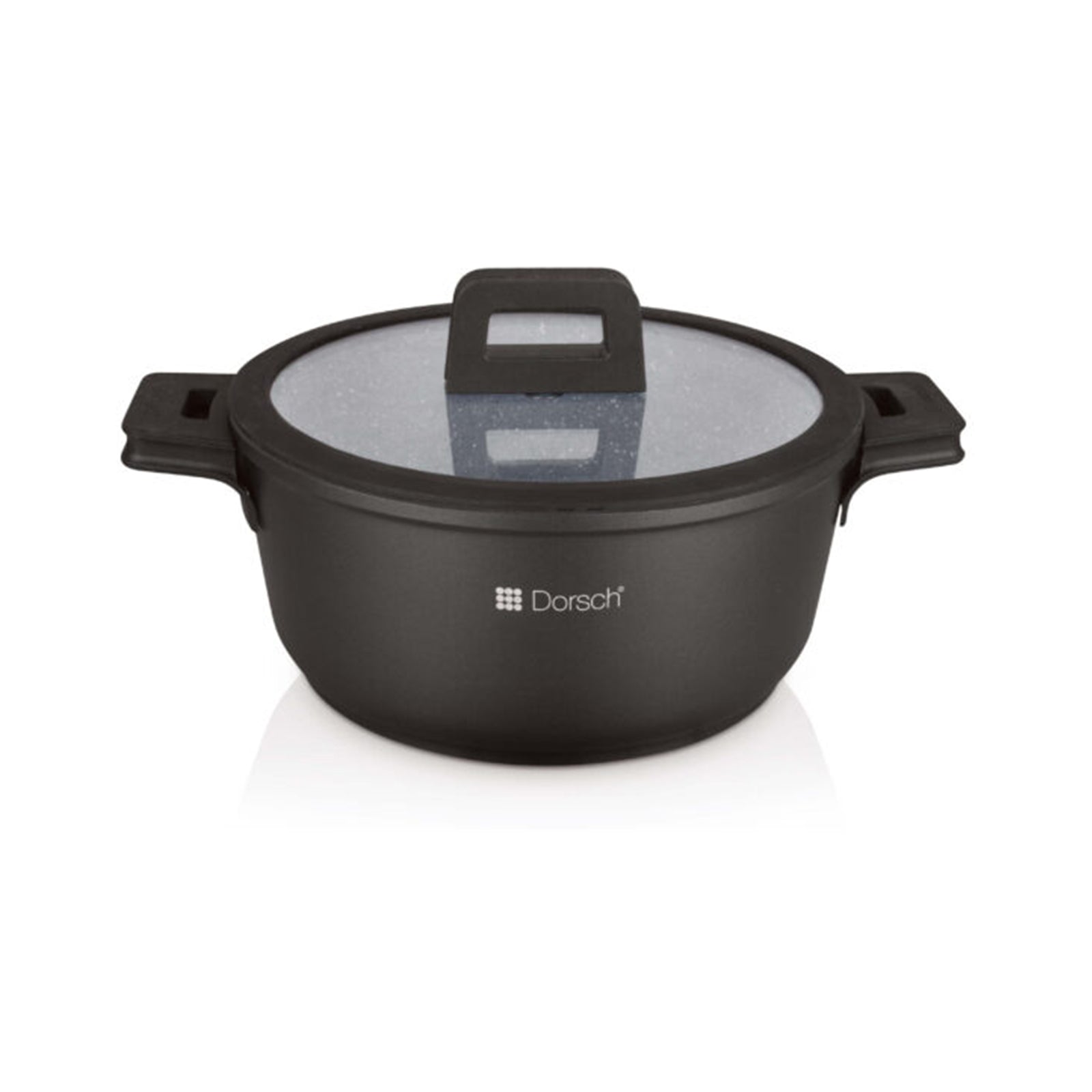 CASSEROLE  32CM DIE-CASTING W/MARBLE CERAMIC COATING NON-STI DORSCH