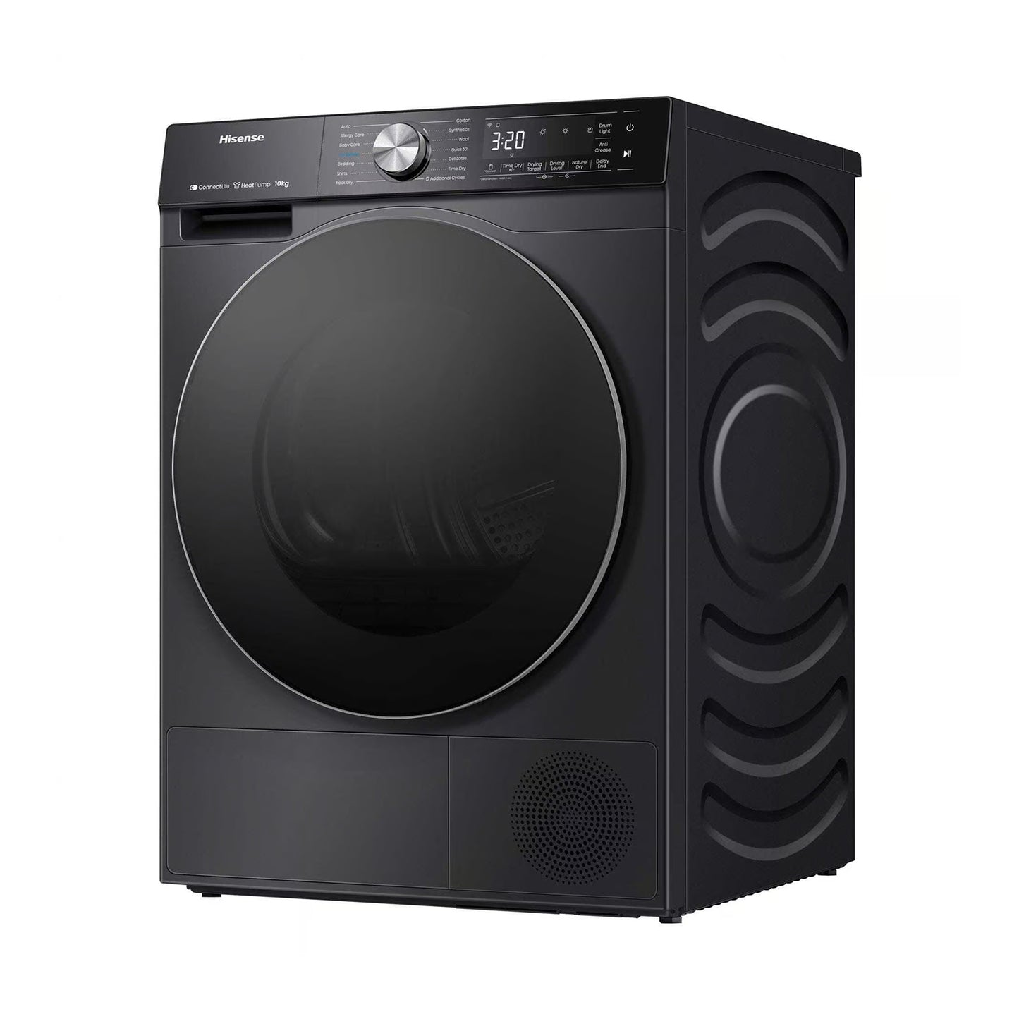HISENSE Dryer Heat Pump 10 kgs A+++ Wifi Black
