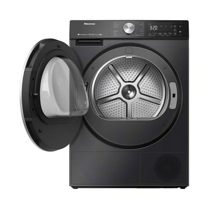 HISENSE Dryer Heat Pump 10 kgs A+++ Wifi Black