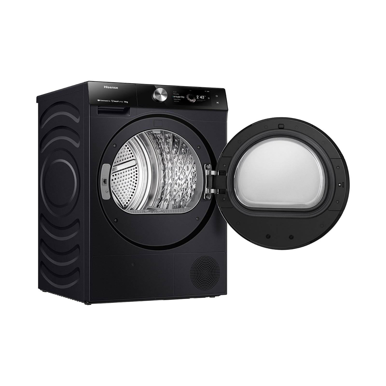 HISENSE Dryer Condenser 10KG Heat Pump Wifi Black(BU)