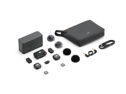 DJI Mic 3 Wireless Microphone Kit - (2 TX + 1 RX + Charging Case) DJI