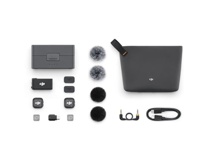 DJI Mic 3 Wireless Microphone Kit - (2 TX + 1 RX + Charging Case) DJI
