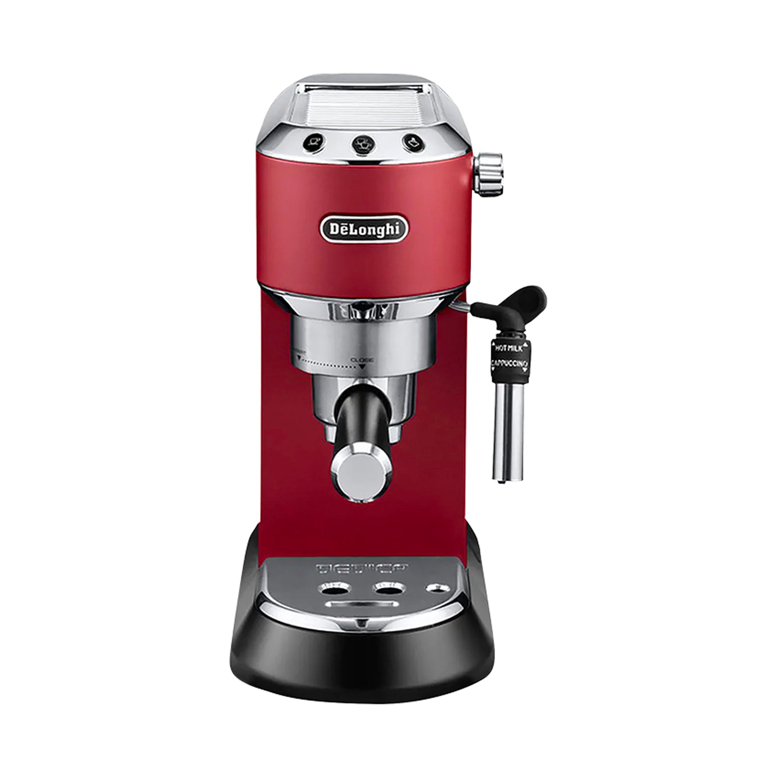 Delonghi Espresso Machine 15 Bar 1300W With Foamer,Red