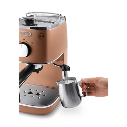 Delonghi Distinta Pump Espresso Coffee Machine Future Bronze