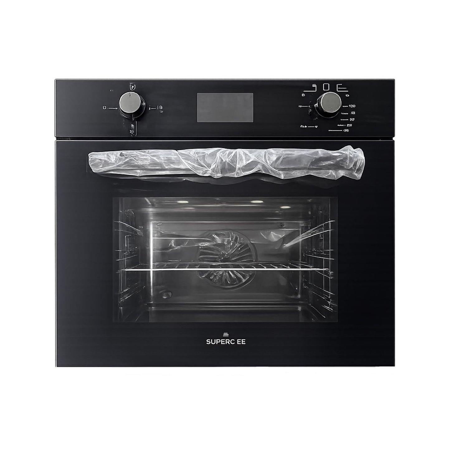 SUPER CHEF Oven 60 Cm Full Electric + Fan Glass Black SUPER CHEF