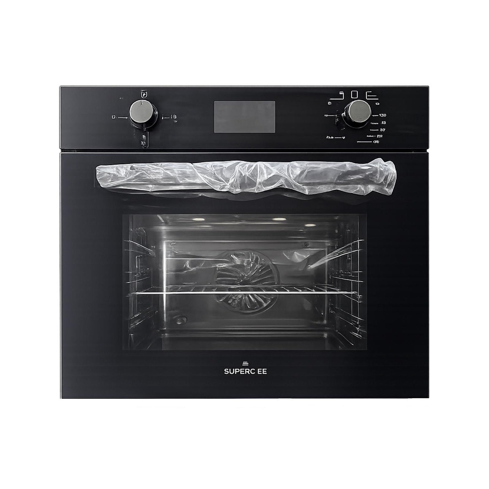 SUPER CHEF Oven 60 Cm Full Electric + Fan Glass Black