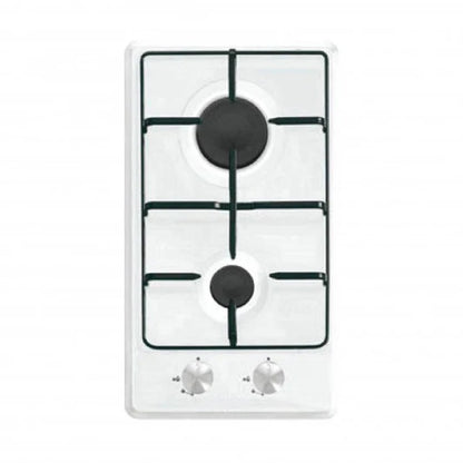 SUPER CHEF Hob 30 Cm Domino 2 Gas Burners White