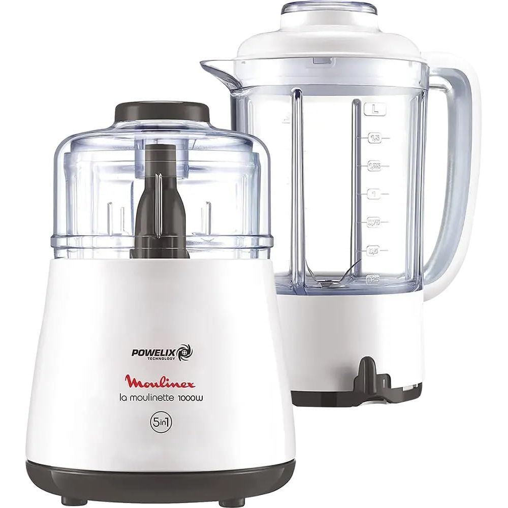 Moulinex Chopper & Blender 1000w White