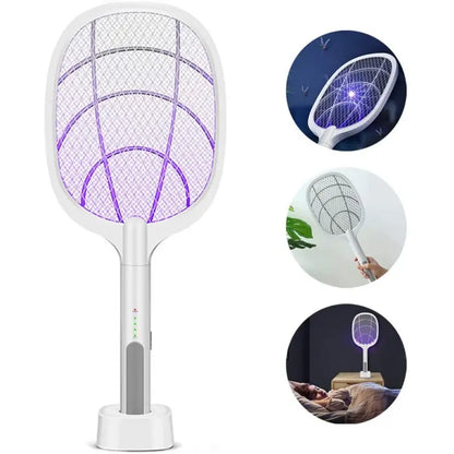 2 In 1 Usb Cable Mosquito Swatter 400maH Battery