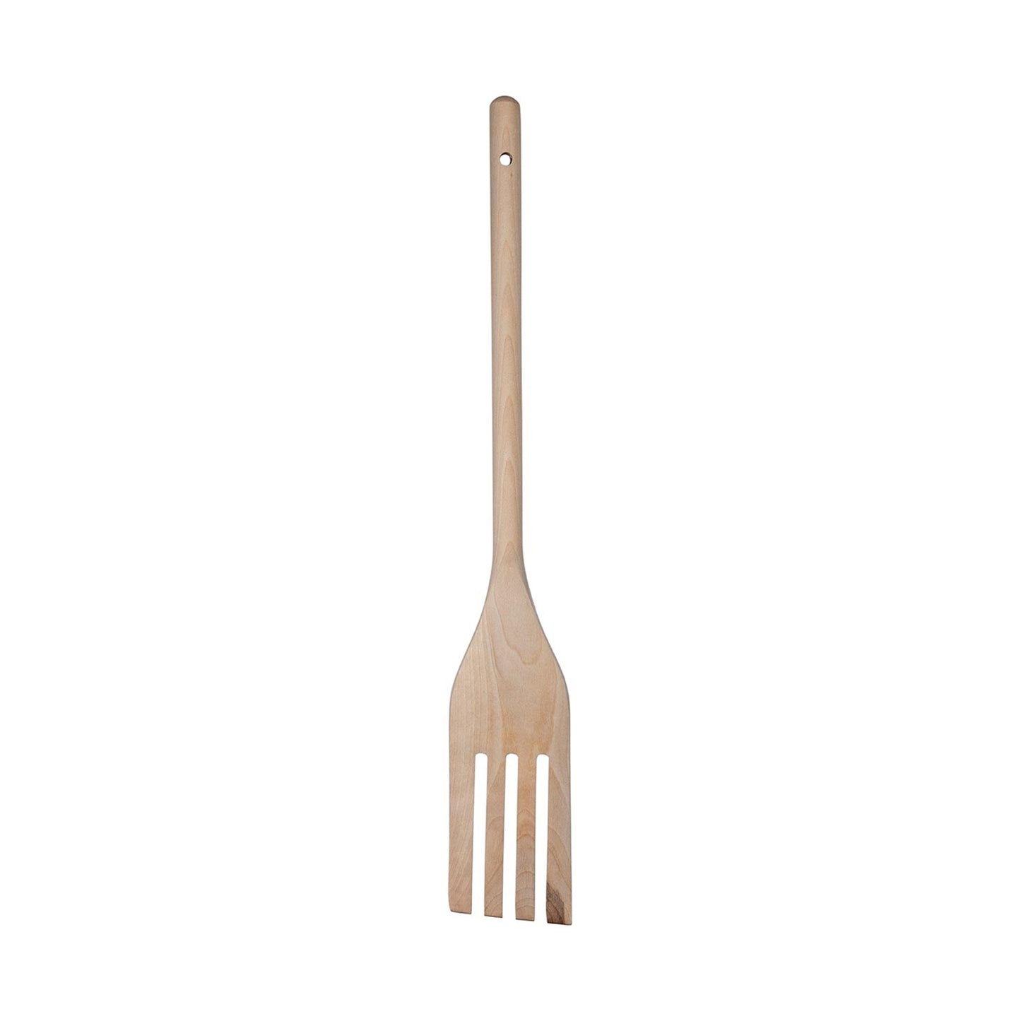 WOODEN FORK ROUND 30CM HANDLE+HOLE[64003E]